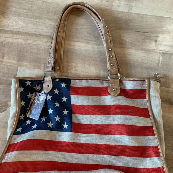 Montana West Handbags - Flag Tote Bag